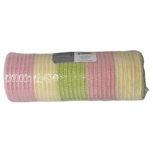 Deco Mesh Ribbon Striped Pink Green Yellow JoAnns10in x30ft Place & Time New